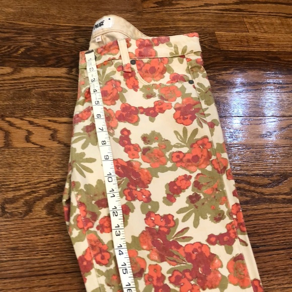 PAIGE SZ 29 floral jeans - Picture 5 of 6